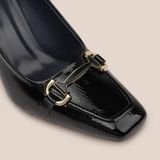  Giày Cao Gót Nữ Bóng Đen 19A.29 