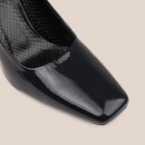  Giày Cao Gót Nữ Bóng Đen 19A.31 