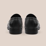  Giày Loafer Nam Trơn Đen 28MC.44 