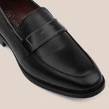  Giày Loafer Nam Trơn Đen 28MC.46 