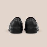  Giày Loafer Nam Trơn Đen 28MC.46 