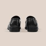  Giày Loafer Nam Bóng Vân Đen 28MC.49 