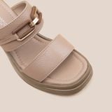  Giày Sandal Nữ Trơn Kem 19M.9 