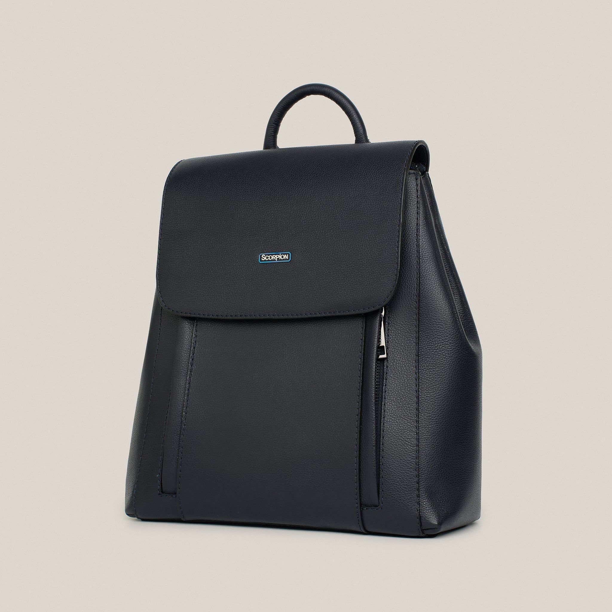  Balo Nữ Da Trơn Xanh Tím Than 26X.30 