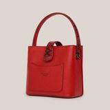  Túi Xách Nữ Da Vân Trơn Đỏ 26.216 