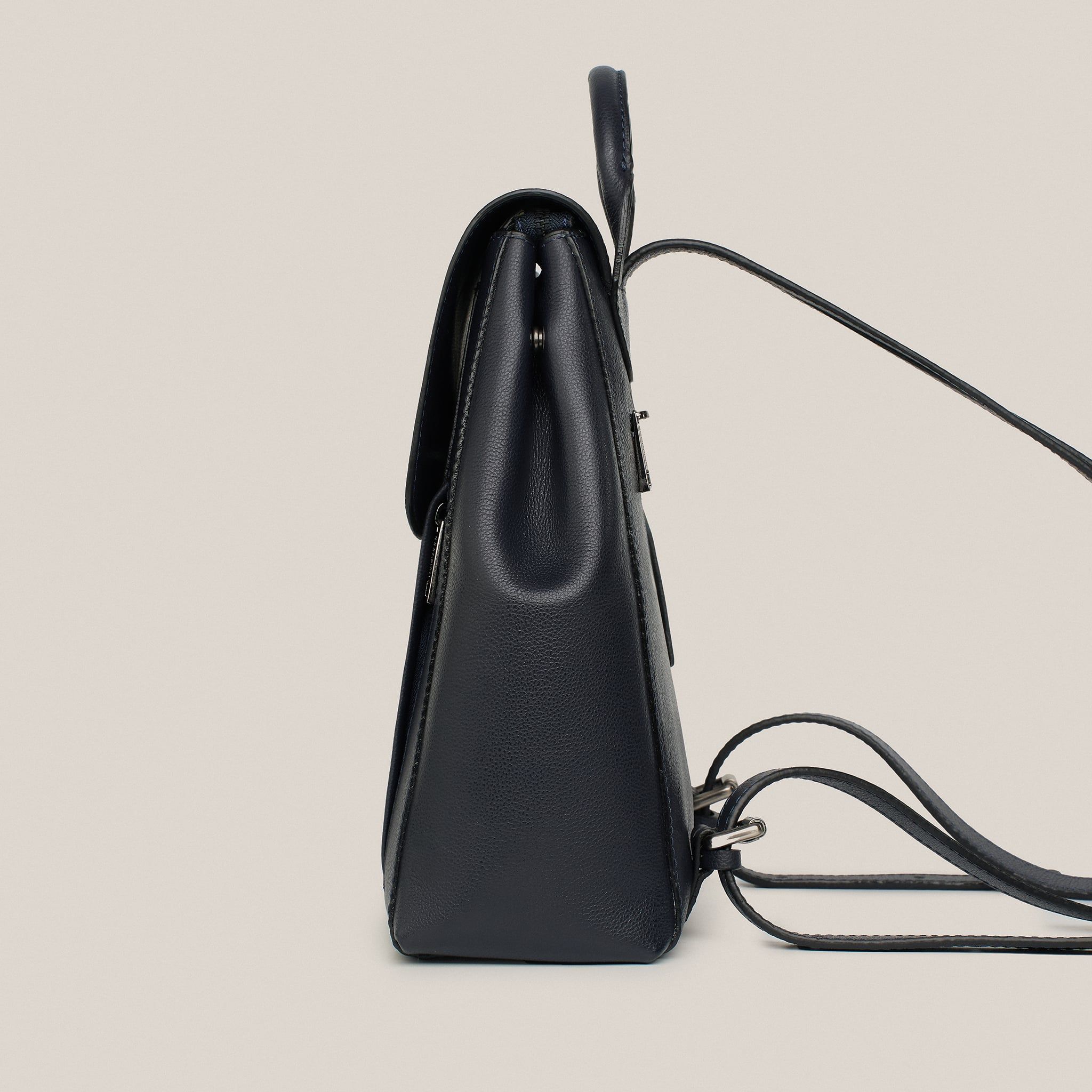  Balo Nữ Da Trơn Xanh Tím Than 26X.30 