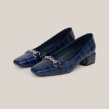  Giày Cao Gót Nữ Vân Xanh 19E.20 