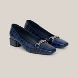  Giày Cao Gót Nữ Vân Xanh 19E.20 