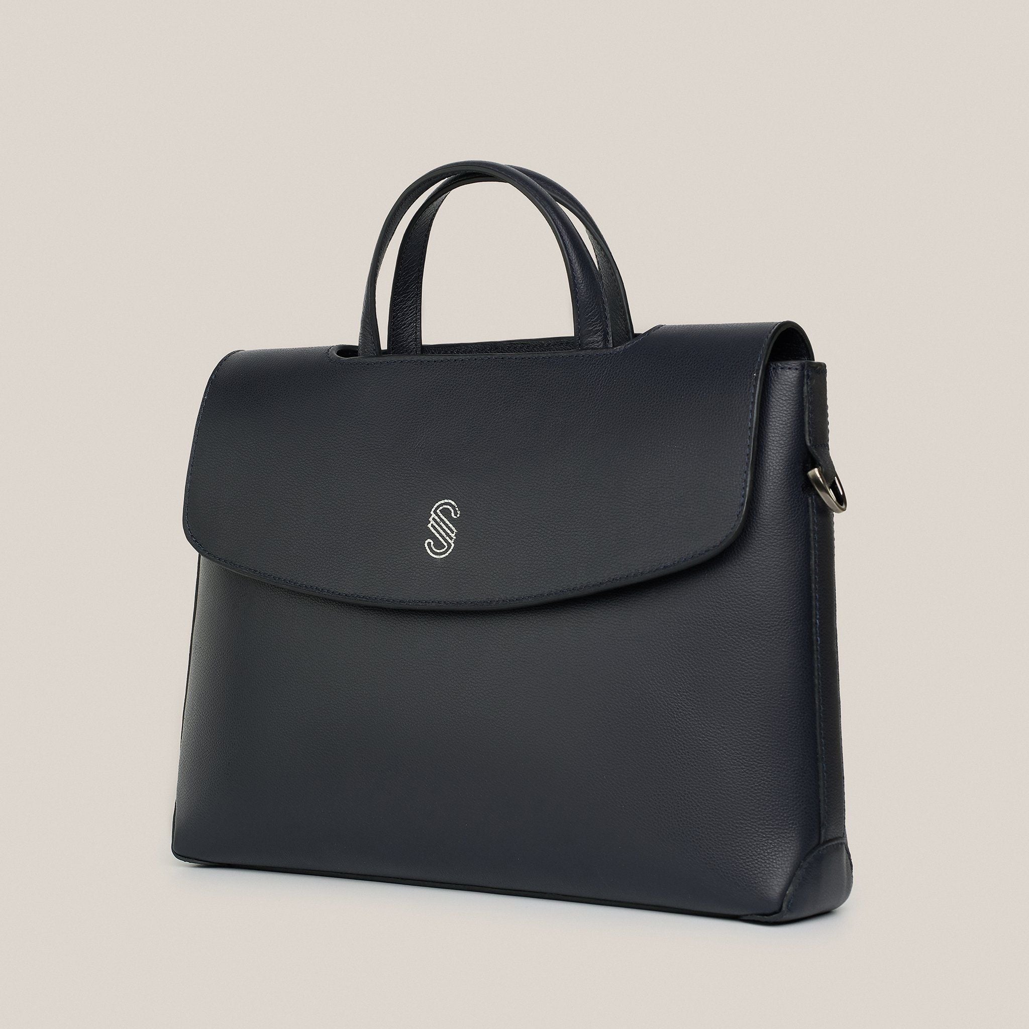  Cặp Da Laptop Nam Xanh Tím Than 26.29 