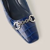  Giày Cao Gót Nữ Vân Xanh 19E.20 