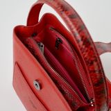  Túi Xách Nữ Da Vân Trơn Đỏ 26.216 