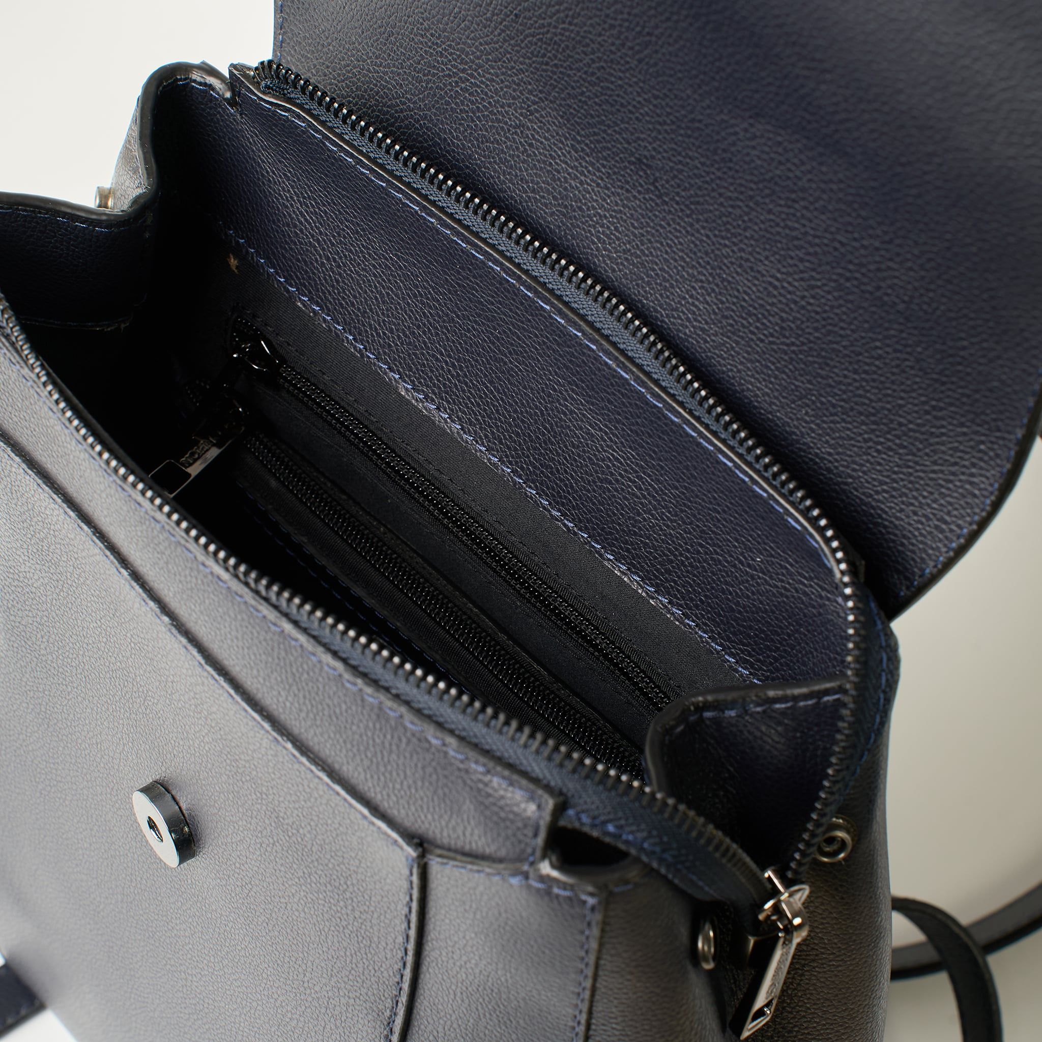  Balo Nữ Da Trơn Xanh Tím Than 26X.30 