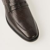  Giày Loafer Nam Vân Nâu 28MC.34 