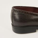  Giày Loafer Nam Vân Nâu 28MC.34 