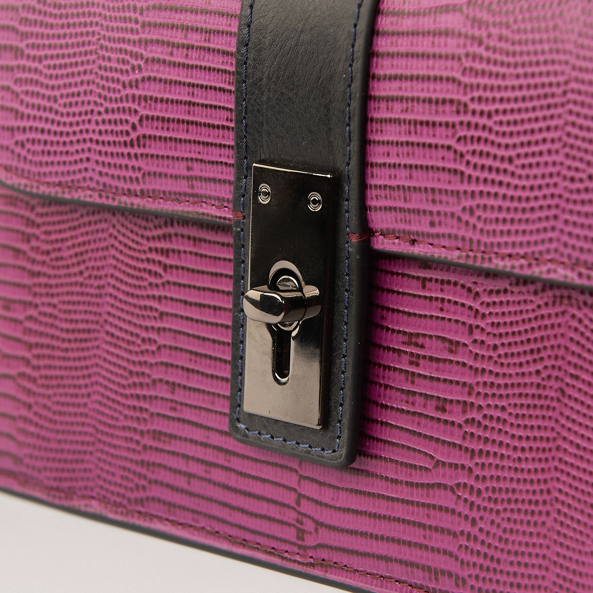  Túi Xách Nữ Da Vân Tím 26TD.7 