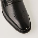  Giày Loafer Nam Trơn Đen 28MC.38 