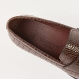  Giày Loafer Nam Vân Nâu 28MC.37 