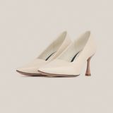  Giày Cao Gót Nữ Bóng Trắng 83.75 