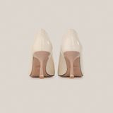  Giày Cao Gót Nữ Bóng Trắng 83.75 