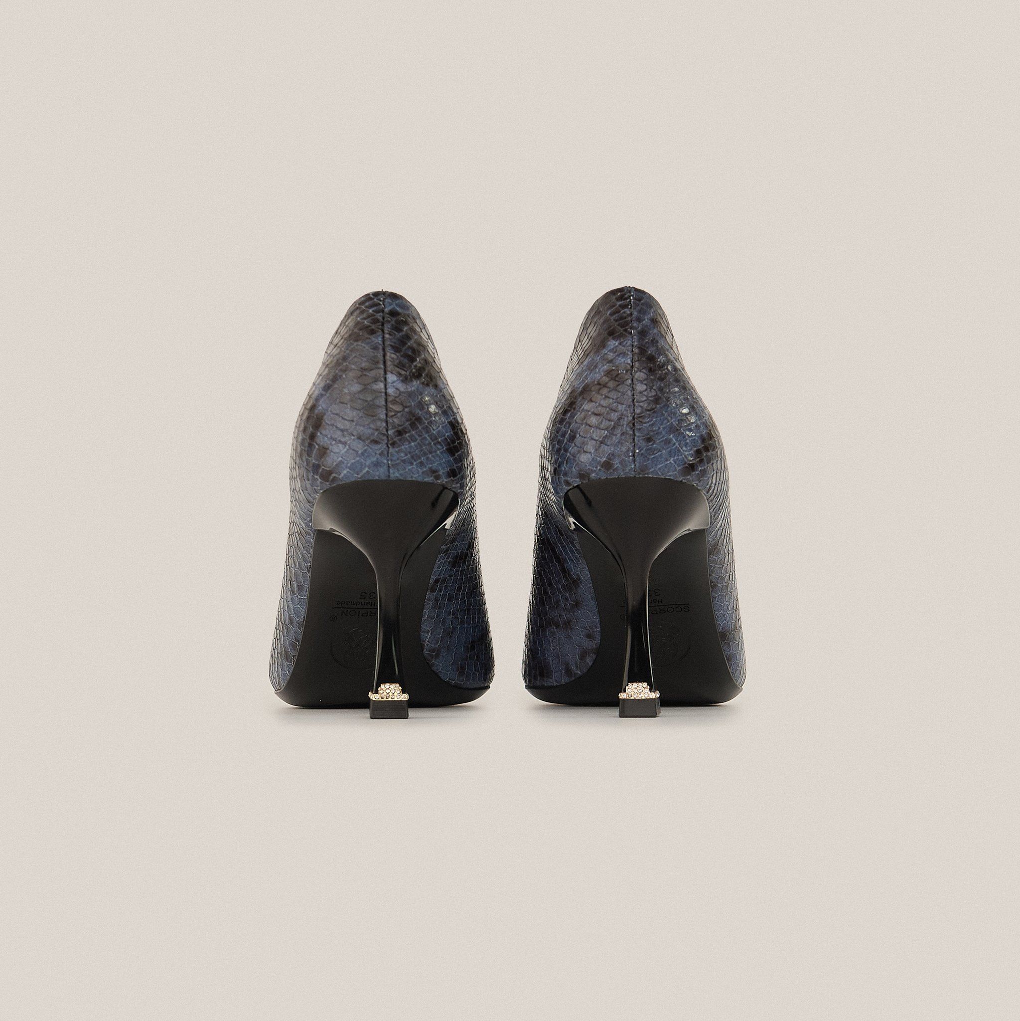  Giày Cao Gót Nữ Vân Xanh 19V.2 