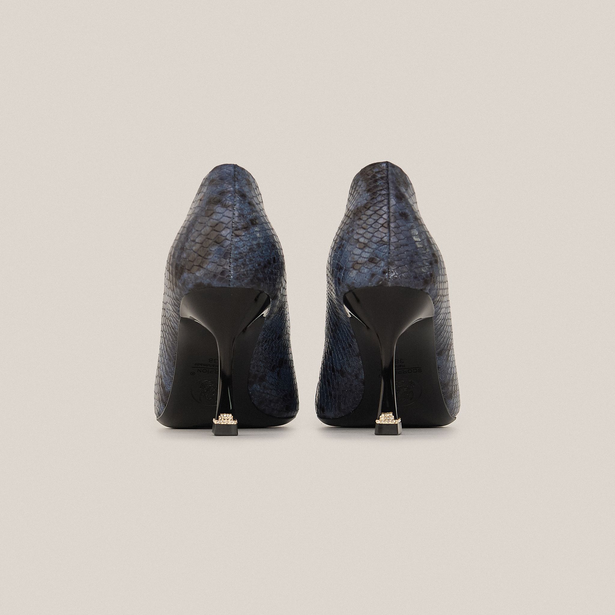  Giày Cao Gót Nữ Vân Xanh 19V.3 