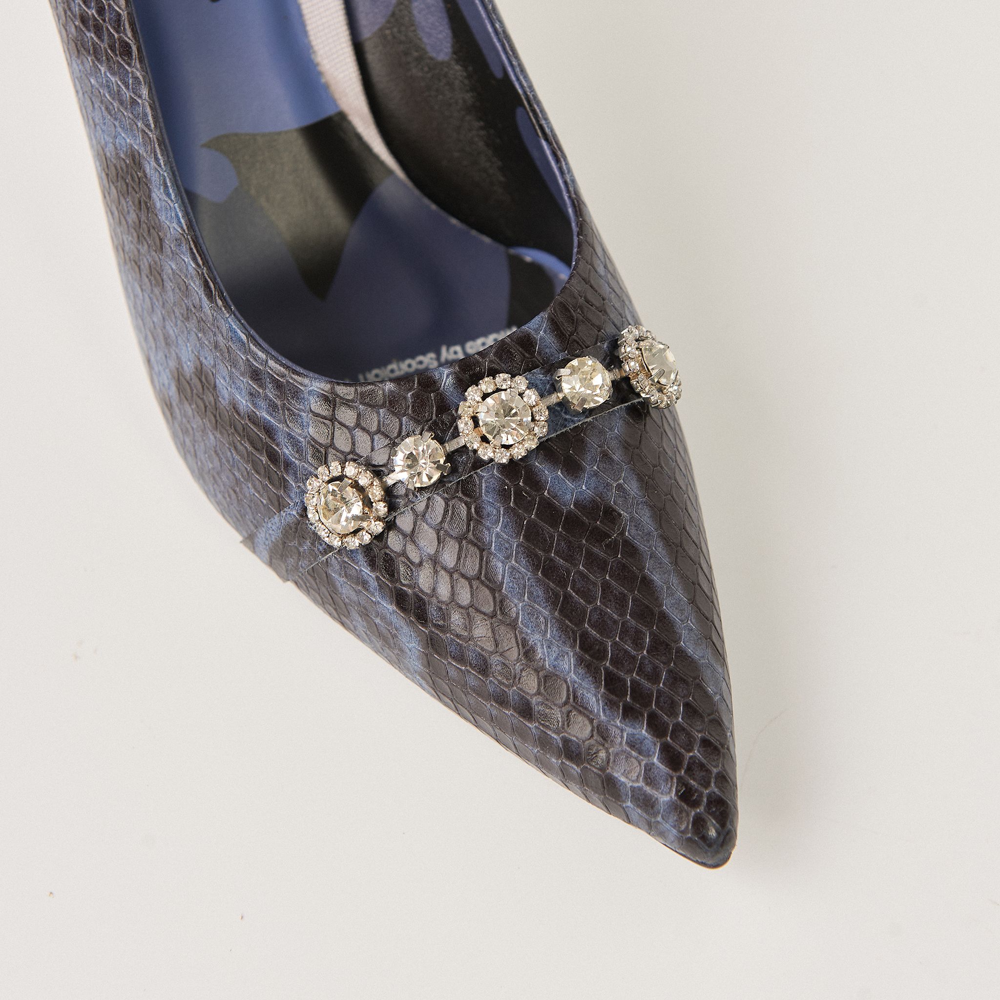  Giày Cao Gót Nữ Vân Xanh 19V.2 