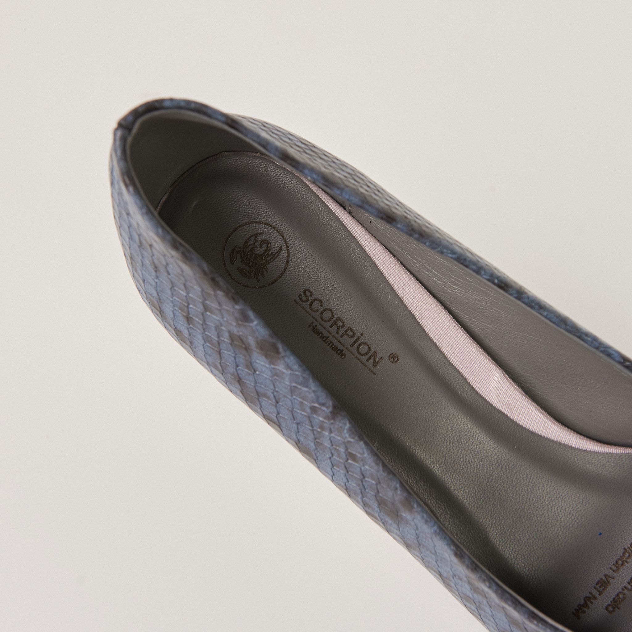  Giày Cao Gót Nữ Vân Xanh 19V.3 