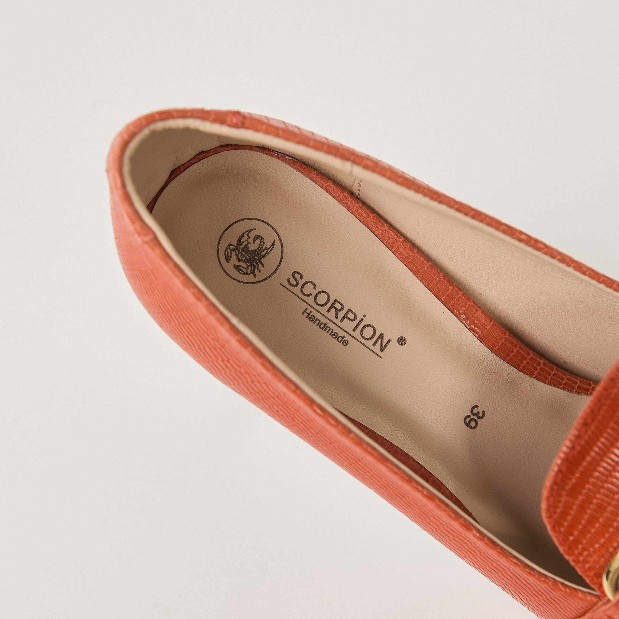  Giày Cao Gót Nữ Vân Cam 19A.3 