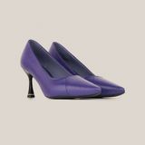  Giày Cao Gót Da Vân Xanh Tím Than 83.67 