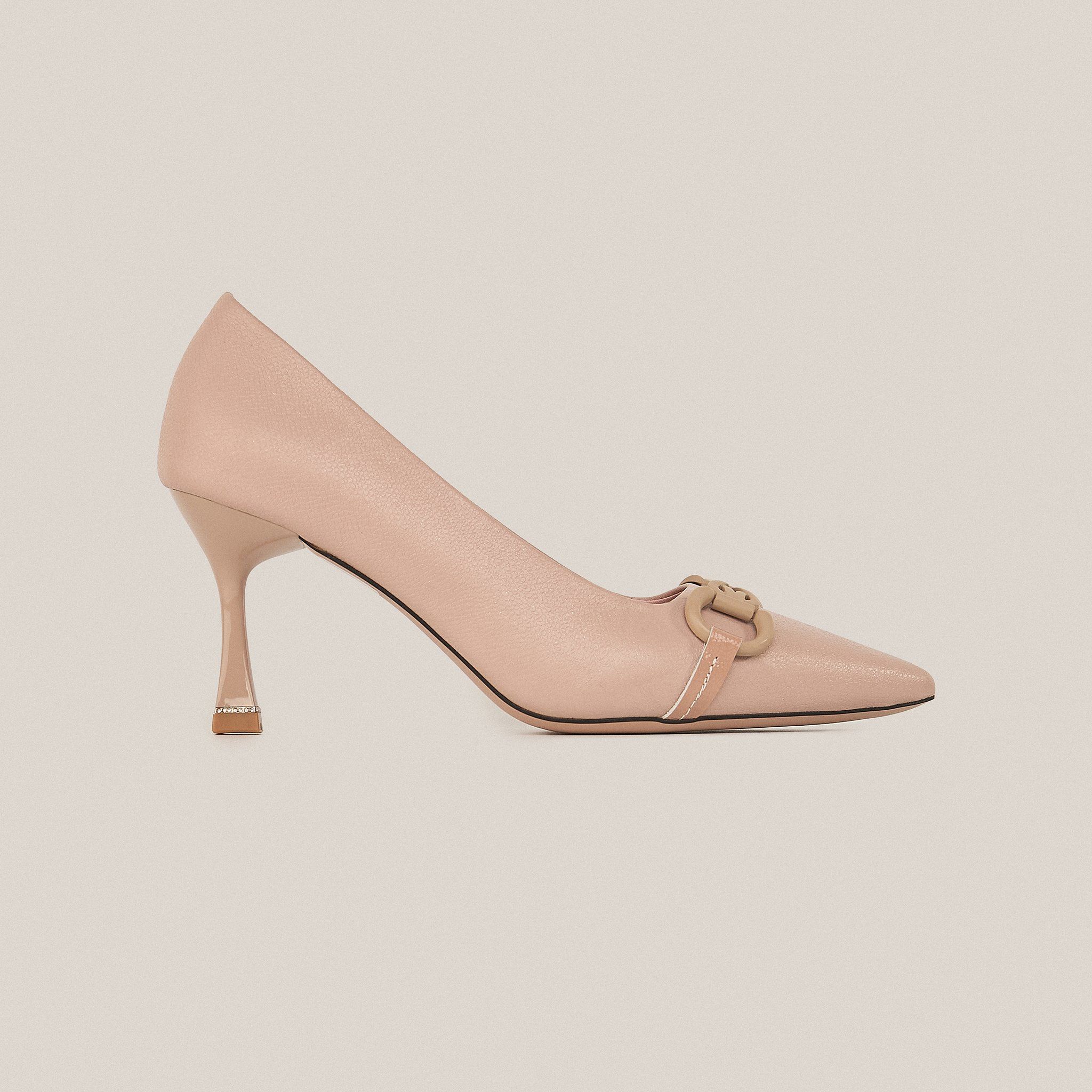  Giày Cao Gót Da Hồng 83.55 