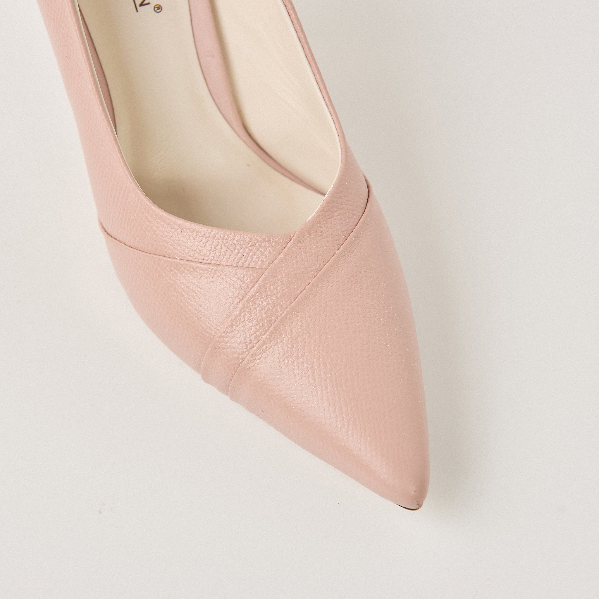  Giày Cao Gót Da Hồng Nude 83.52 