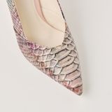  Giày Cao Gót Nữ Da Vân Đỏ Loang 83.72 