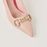  Giày Cao Gót Da Hồng 83.55 