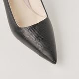  Giày Cao Gót Da Vân Đen Bóng 83.65 