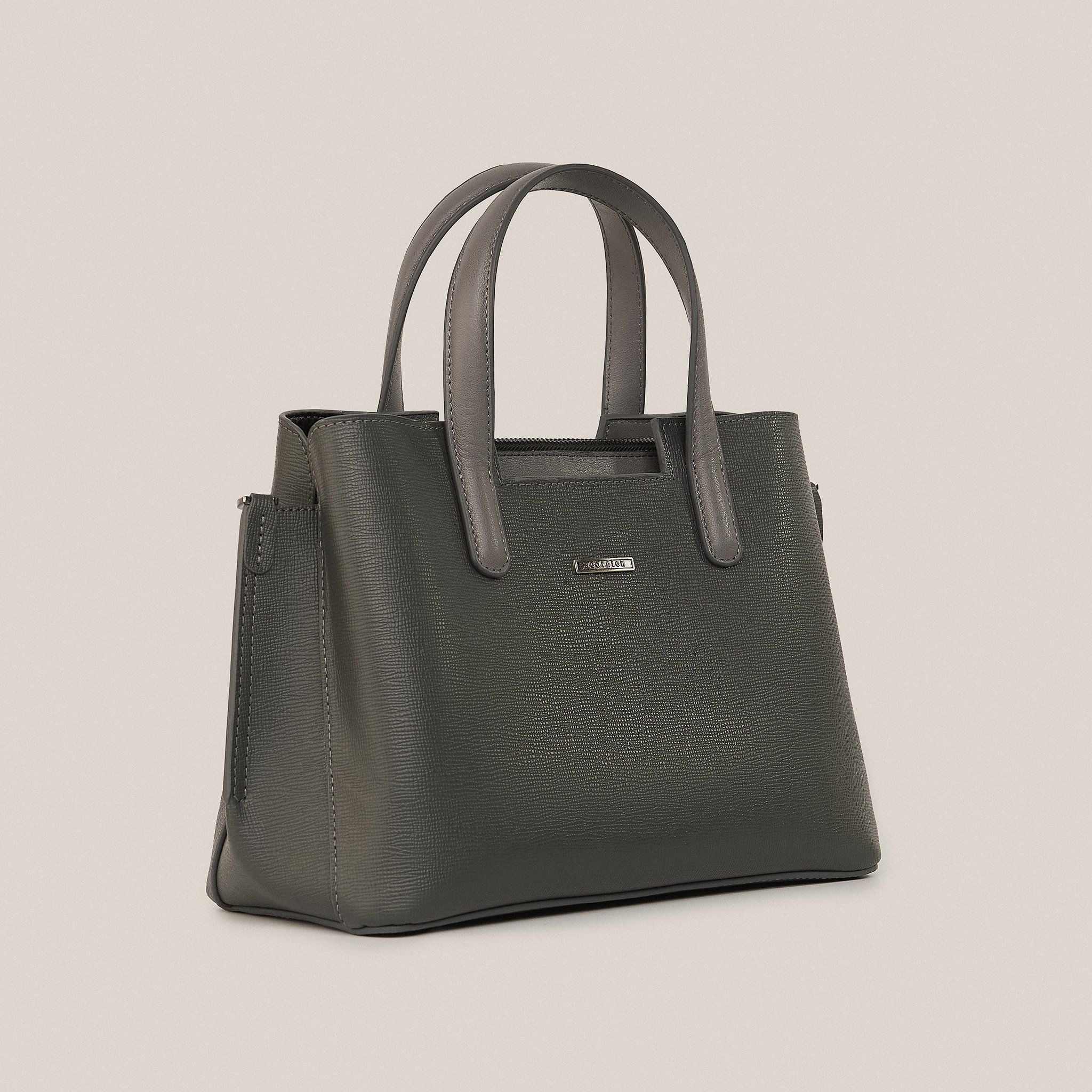  Túi Xách Nữ Da Vân Ghi 26G.38 