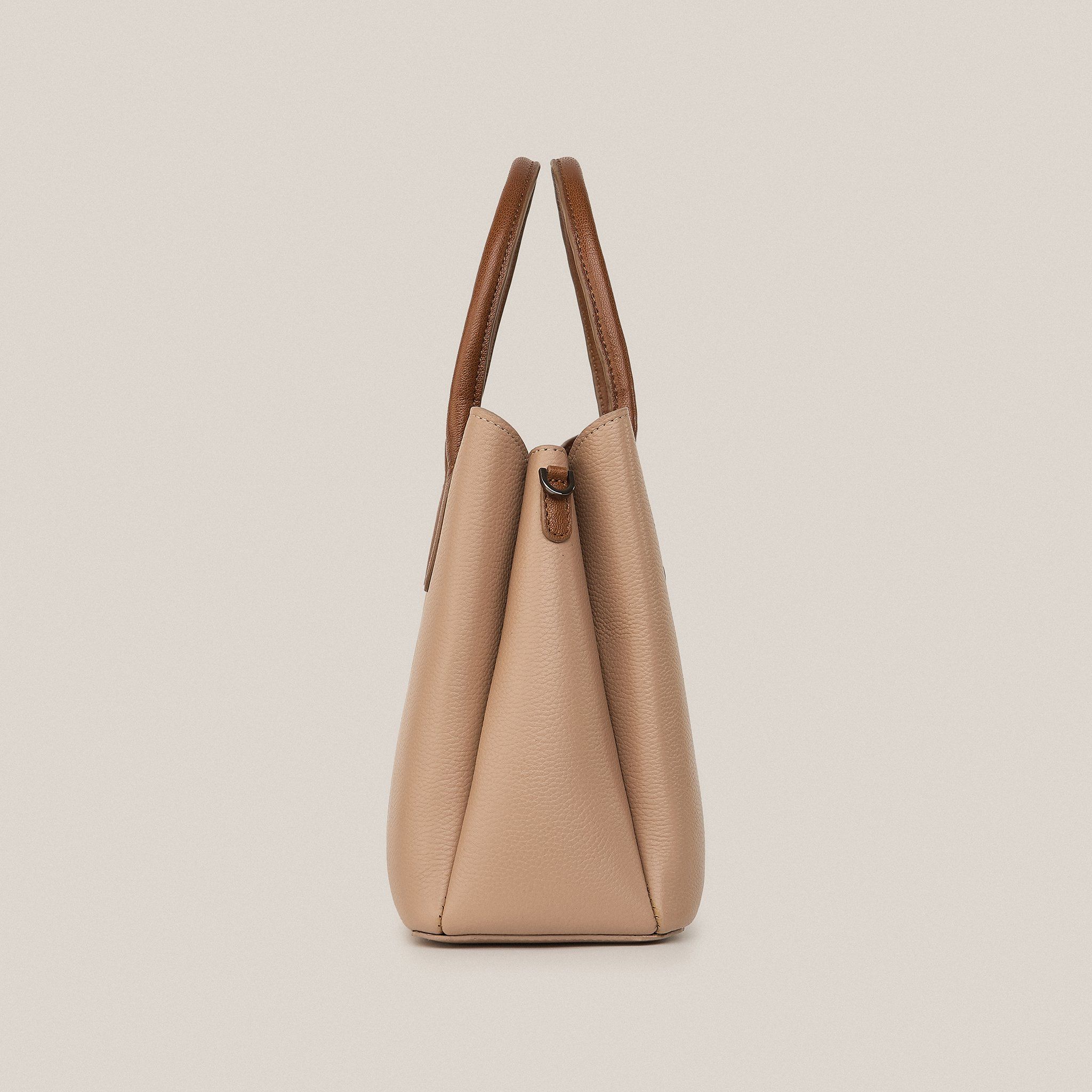  Túi Xách Nữ Da Vân Kem 26.58 