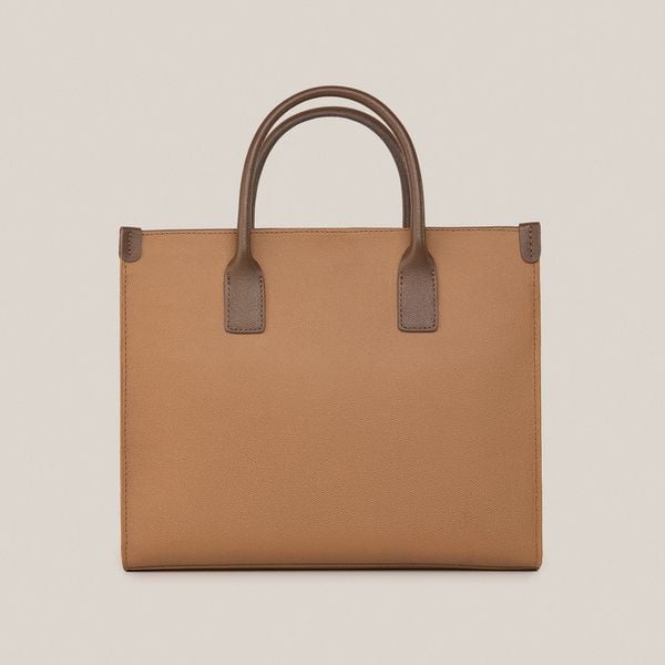  Túi Xách Nữ Da Trơn Nâu 26N.34 