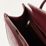  Túi Xách Nữ Da Vân Đỏ 26.34 