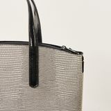  Túi Xách Nữ Da Vân Trắng Đen 26.57 