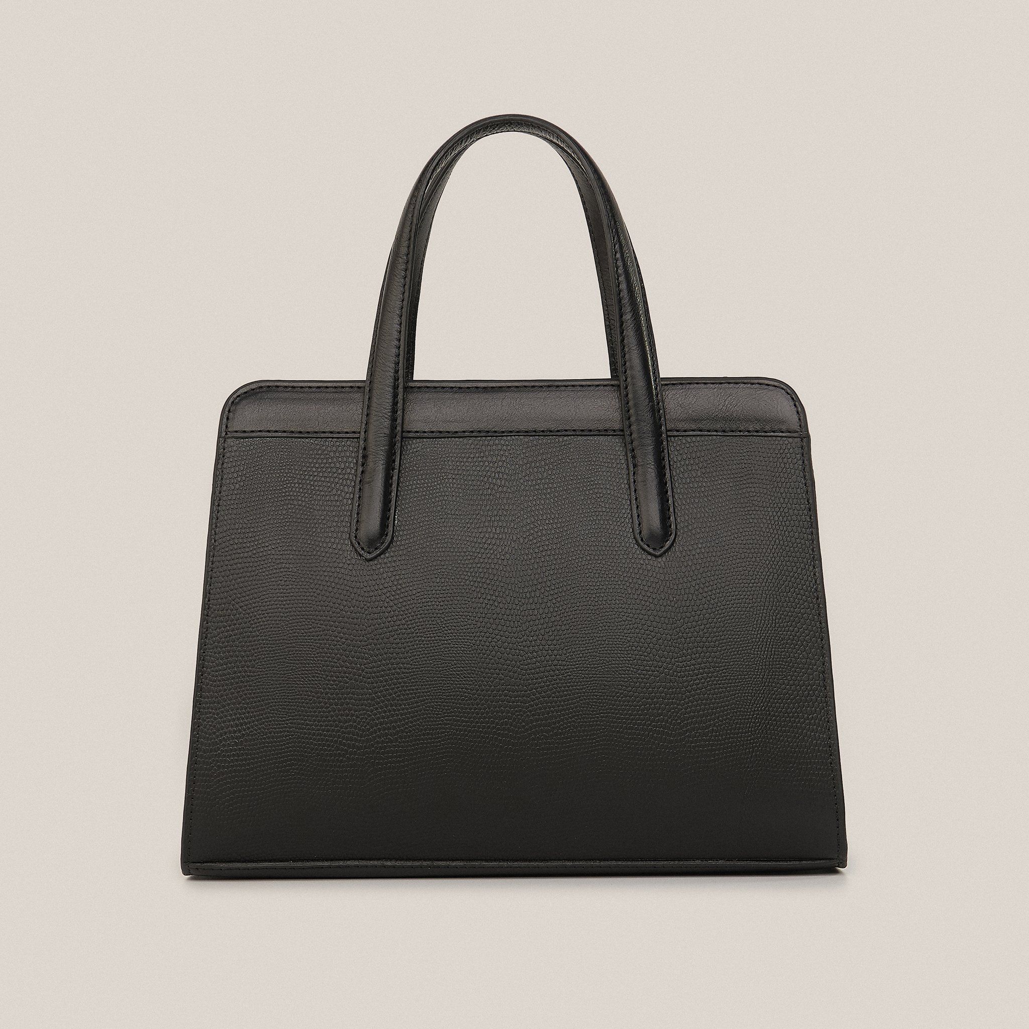  Túi Xách Nữ Da Trơn Đen 26.59 