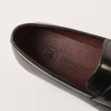  Giày Loafer Nam Trơn Đen 28MC.40 