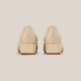  Giày Cao Gót Nữ Bóng Trơn Trắng 19I.2 