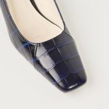  Giày Cao Gót Nữ Vân Xanh Tím Than 19E.6 