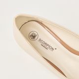  Giày Cao Gót Nữ Bóng Trơn Trắng 19I.2 