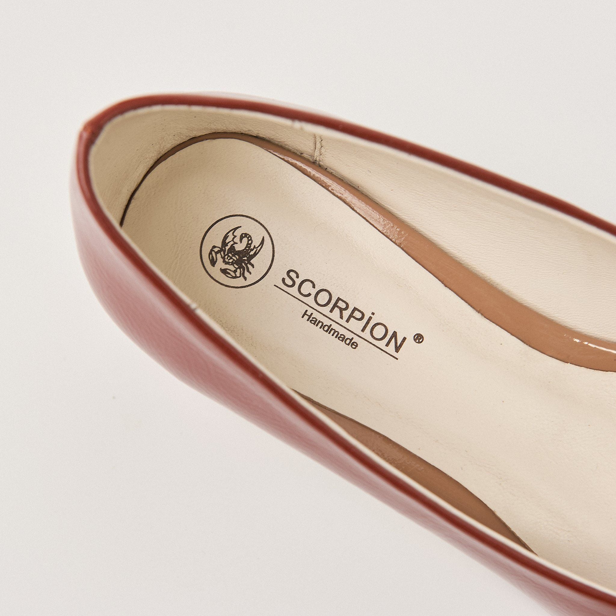  Giày Cao Gót Nữ Trơn Bóng Đỏ Đất 19I.3 