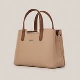  Túi Xách Nữ Da Trơn Kem 26K.38 