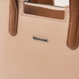  Túi Xách Nữ Da Trơn Kem 26K.38 