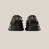  Giày Loafer Nam Trơn Đen 28MC.43 