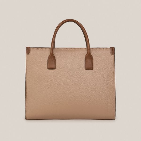  Túi Xách Nữ Da Trơn Nâu 26N.34 