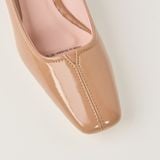  Giày Cao Gót Nữ Trơn Nâu 19I.5 